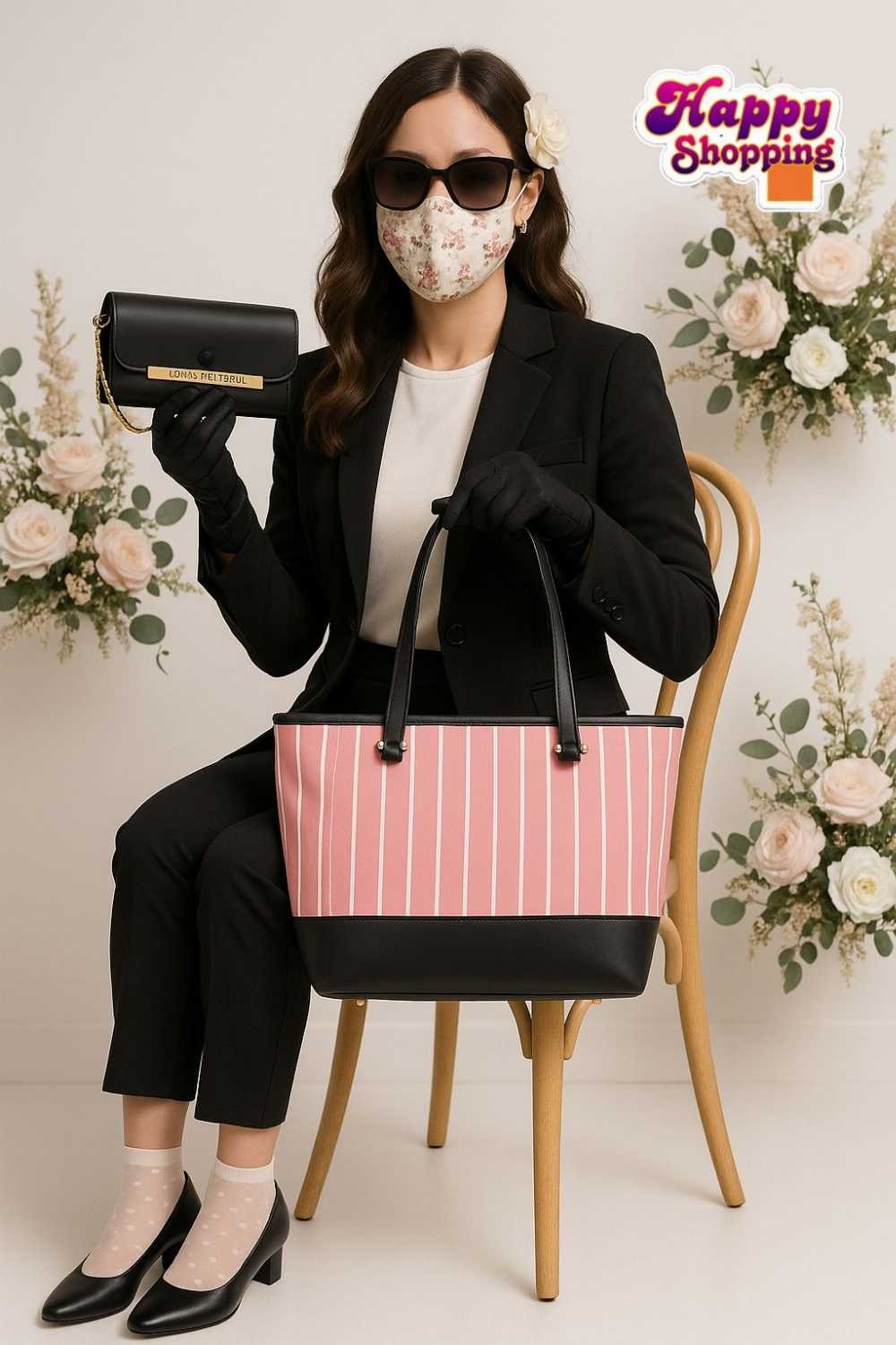 2-Piece Large Ladies Handbag Set