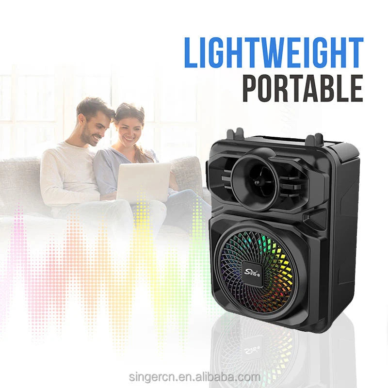Sing-e ZQS1361 Portable Karaoke Speaker with Mic
