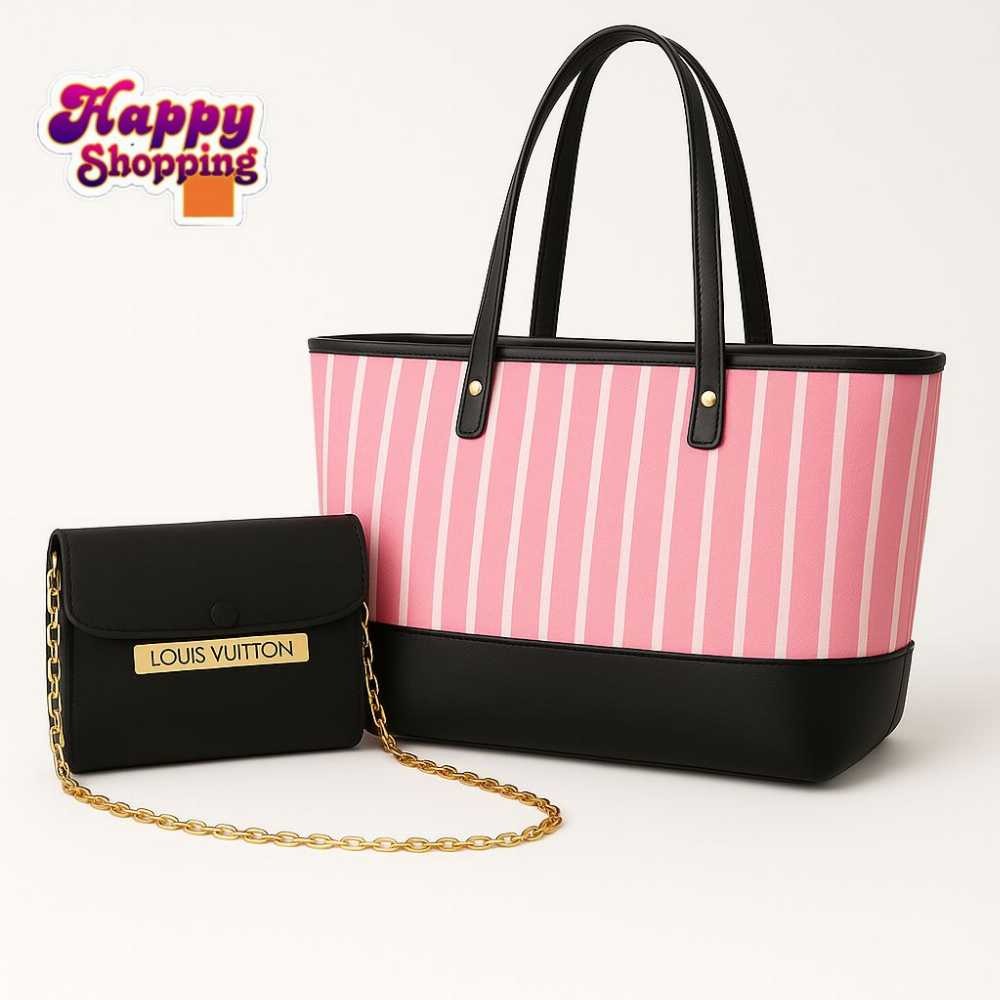 2-Piece Large Ladies Handbag Set