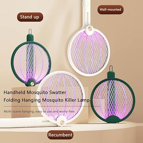 Electric Mosquito Zapper Racket – USB Rechargeable 3000V
