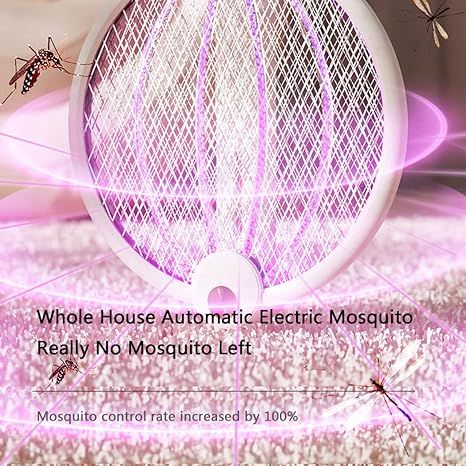Electric Mosquito Zapper Racket – USB Rechargeable 3000V